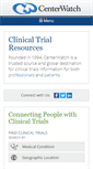 Mobile Screenshot of centerwatch.com